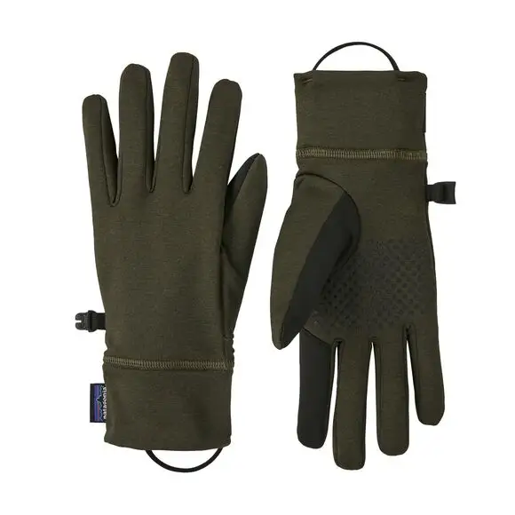 Bezpieczne zakupy Rękawice Patagonia R1 Daily Gloves Pine Needle Green
