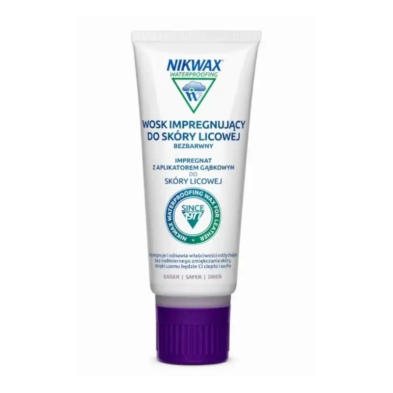Wosk impregnujący do skóry licowej Nikwax w kremie 100ml Zamów teraz