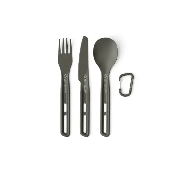 Łatwy zwrot Zestaw sztućców Sea To Summit Frontier Ultralight Cutlery Set (3-piece)