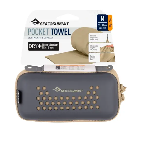 Ręcznik szybkoschnący Sea To Summit Pocket Towel Medium Desert Ostatnie sztuki