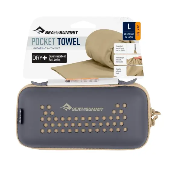Bestseller Ręcznik szybkoschnący Sea To Summit Pocket Towel Large Desert