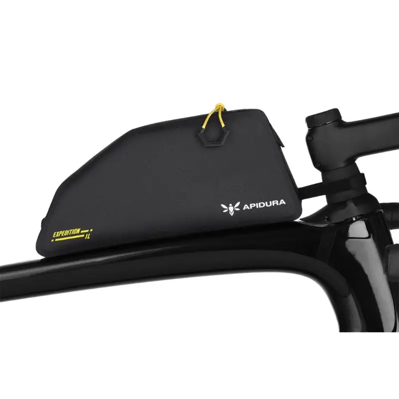 Bezpieczne zakupy Torba rowerowa na ramę Apidura Expedition Bolt-On Top Tube Pack 1L