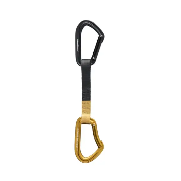 Ekspres wspinaczkowy Black Diamond HotForge Quickdraw 16 cm Amber Dostępne od ręki