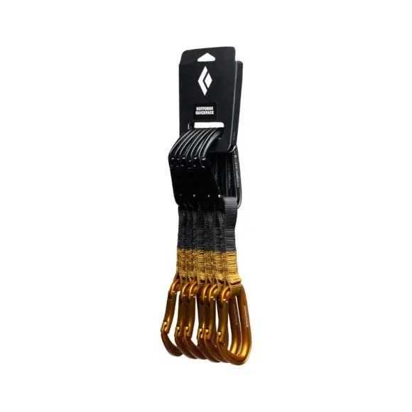 Zestaw ekspresów Black Diamond HotForge Quickpack 12 cm Amber Dostępne od ręki