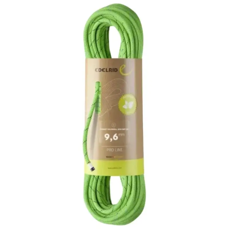 Lina wspinaczkowa Edelrid Tommy Caldwell Eco Dry DT 9,6 mm Neon Green Cena promocyjna