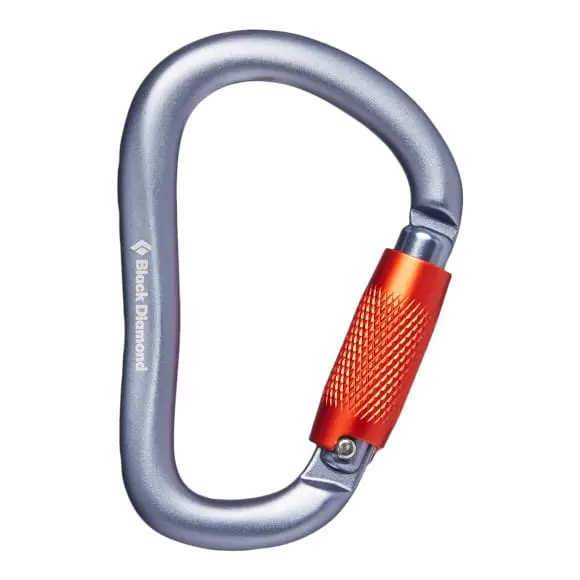Karabinek HMS Black Diamond RockLock Twistlock szary Niska cena