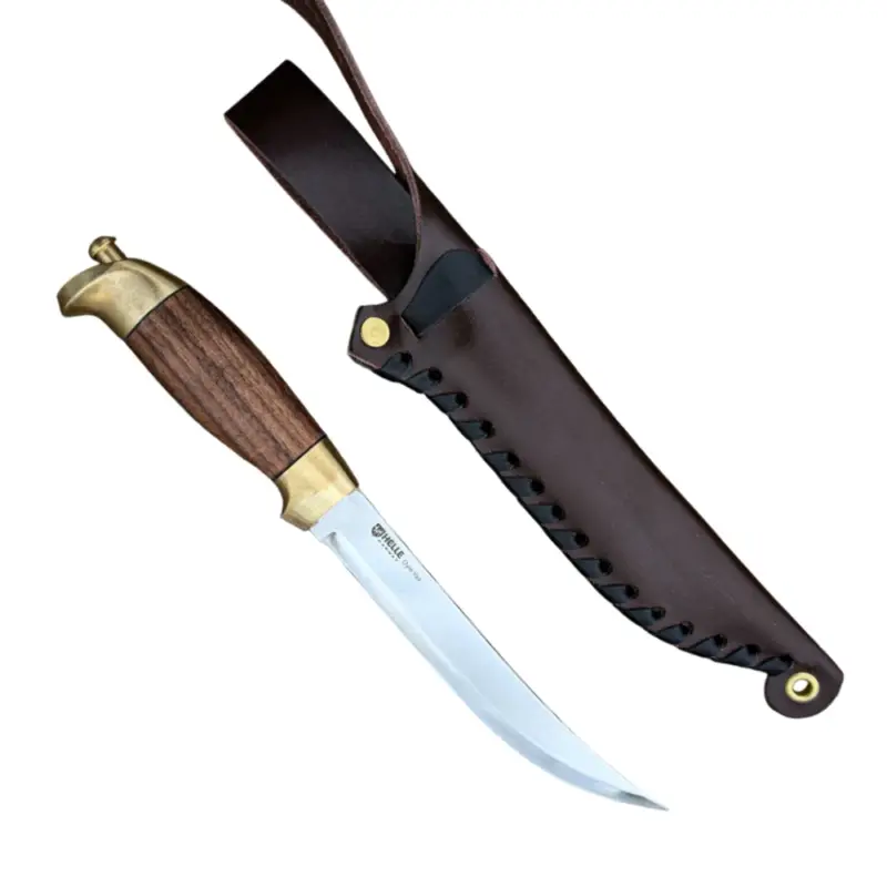 Oferta czasowa Helle - Nóż Dyre Vaa - H3LS Kebony - Edycja Limitowana