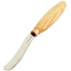 Dłuto wygięte długie kompaktowe - BeaverCraft K6L/15 - Compact long bent gouge. Sweep №6 Nowy
