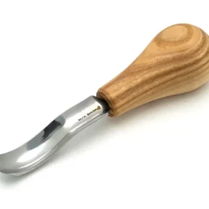 Dłuto wygięte krótkie - BeaverCraft P8a/14 - Palm-size short bent gouge. Sweep №8 Oferta limitowana