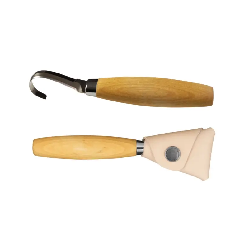 MORAKNIV - Nóż łyżkowy Mora Hook Knife 164 Left Hand (S) ze skórzaną pochwą Nowy