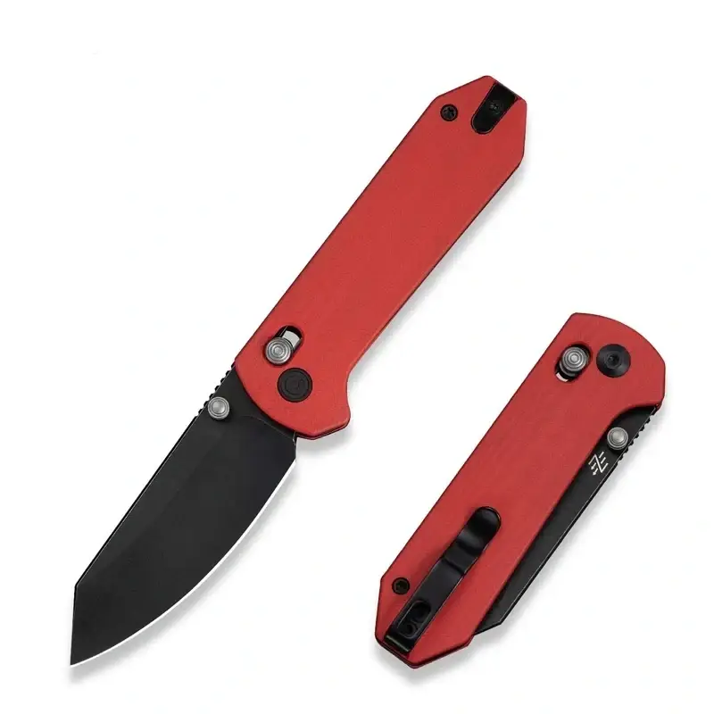 Nóż składany Civivi Yonder Red G10, Black Stonewashed 14C28N by Zac Whitmore (C23073-2) Dostępne od ręki