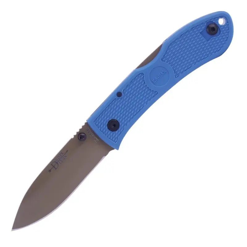 Zamów teraz Nóż składany Ka-Bar 4062D2 Dozier Folding Hunter - Niebieski
