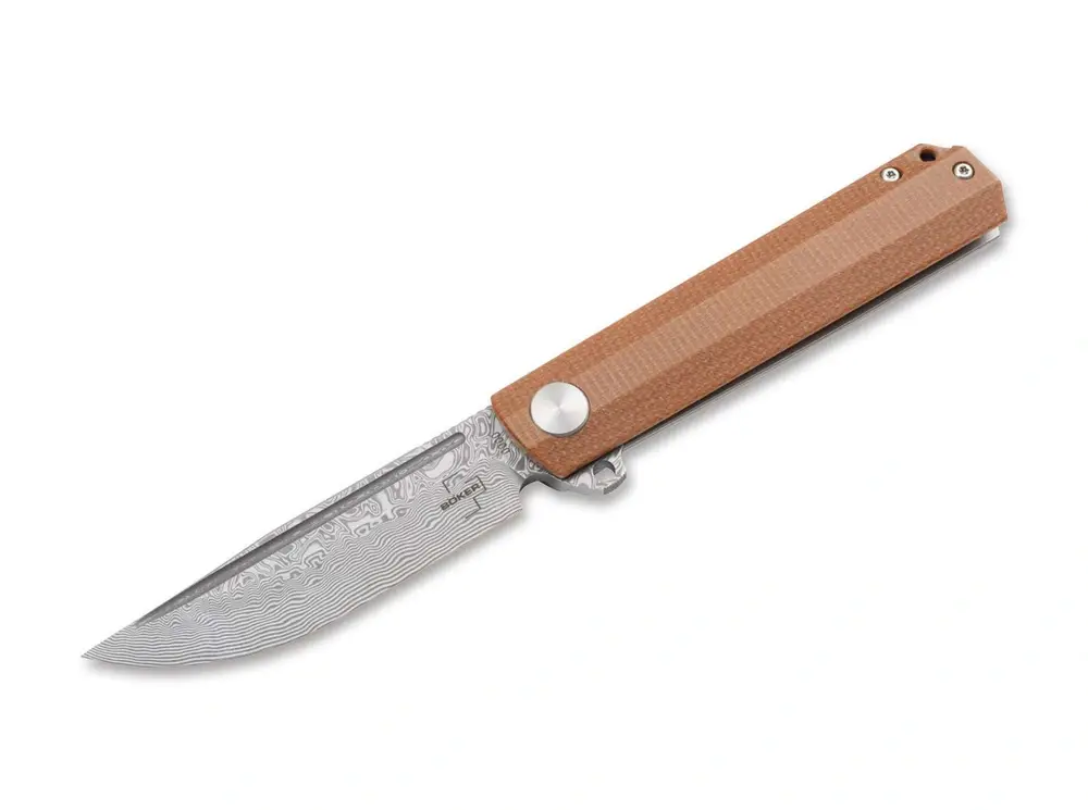 Okazja Böker Plus - Nóż Cataclyst Brown Damascus Flipjoint