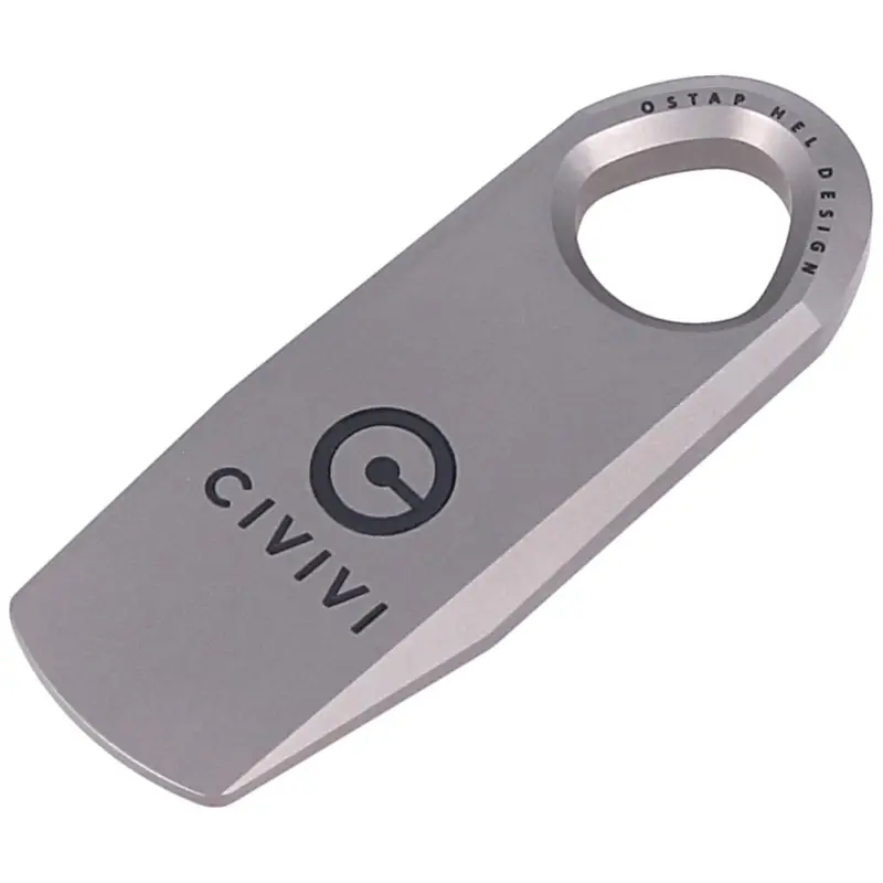 Najlepsza cena Brelok CIVIVI Ti-Bar Gray/Satin Flat Titanium Prybar Tool by Ostap Hel (C21030-1)