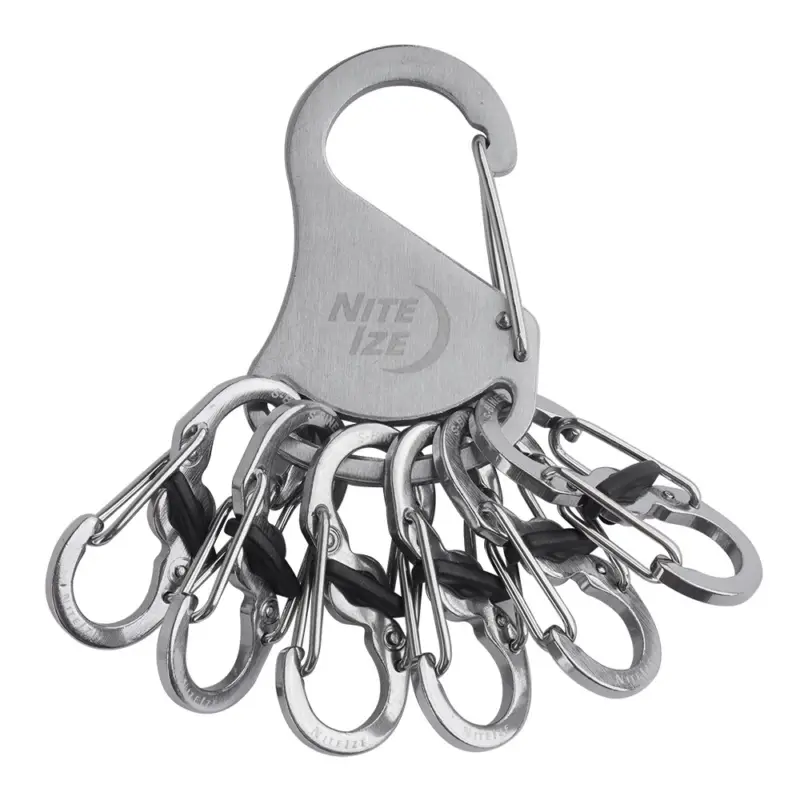 Hit cenowy Nite Ize - Organizer kluczy S-Biner KeyRack Locker - Stalowy - KLK-11-R3