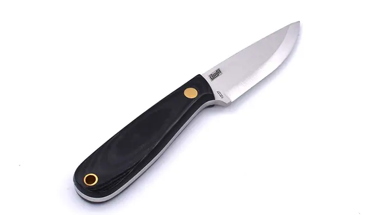 Nóż Brisa Necker 70 Scandi - Black Micarta - Pochwa Kydex Szybka dostawa