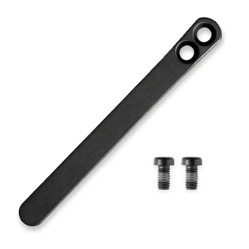 Tani Klips Civivi Black Titanium, Tytanowe śruby (T001B)