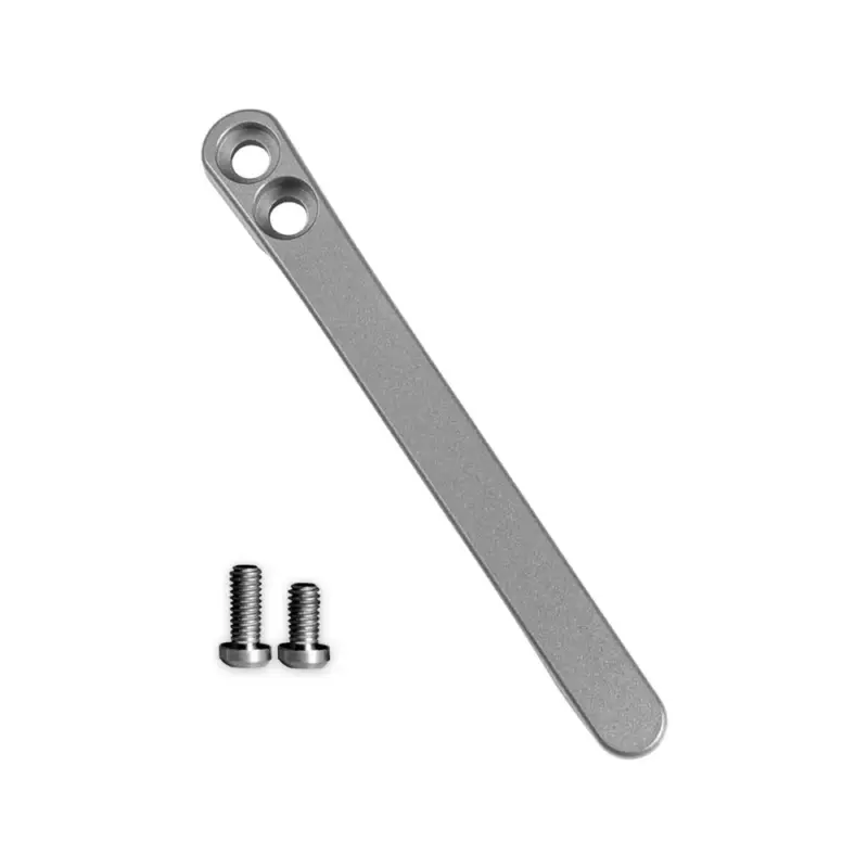 Wyjątkowa oferta Klips Civivi Stonewashed Titanium, Tytanowe Śruby do Baby Banter (T003A)