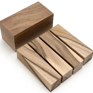Oferta limitowana Zestaw drewienek do rzeźbienia 5 klocków z drewna orzecha - BeaverCraft BW1 Walnut
