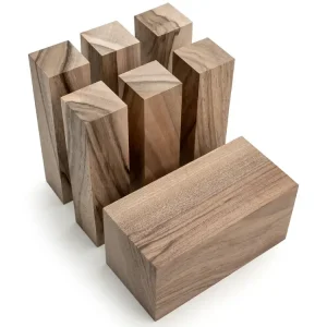 Zestaw drewienek do rzeźbienia 7 klocków z drewna orzecha - BeaverCraft BW7 Walnut Hit sprzedaży