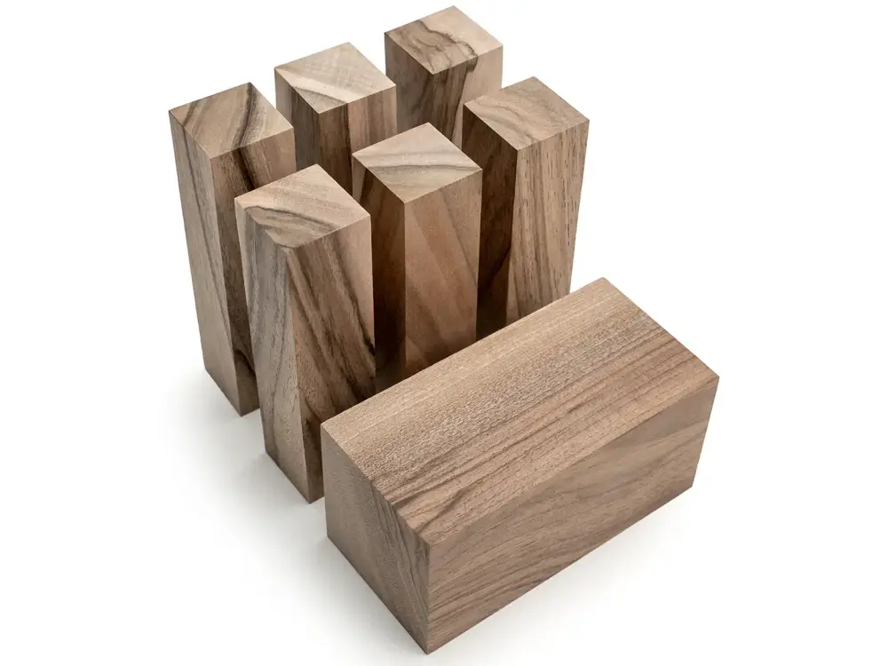 Zestaw drewienek do rzeźbienia 7 klocków z drewna orzecha - BeaverCraft BW7 Walnut Hit sprzedaży