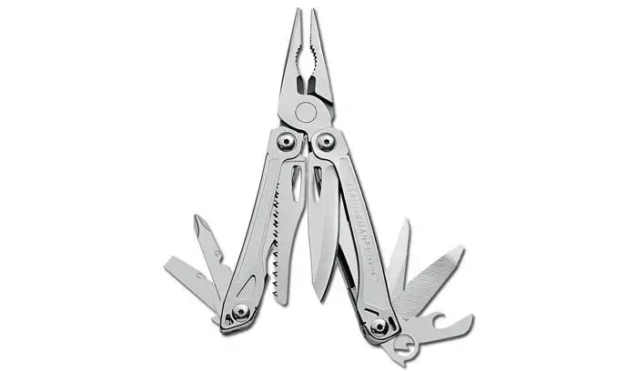 Multitool Leatherman Sidekick (831439) Stainless - 14 narzędzi Nowy