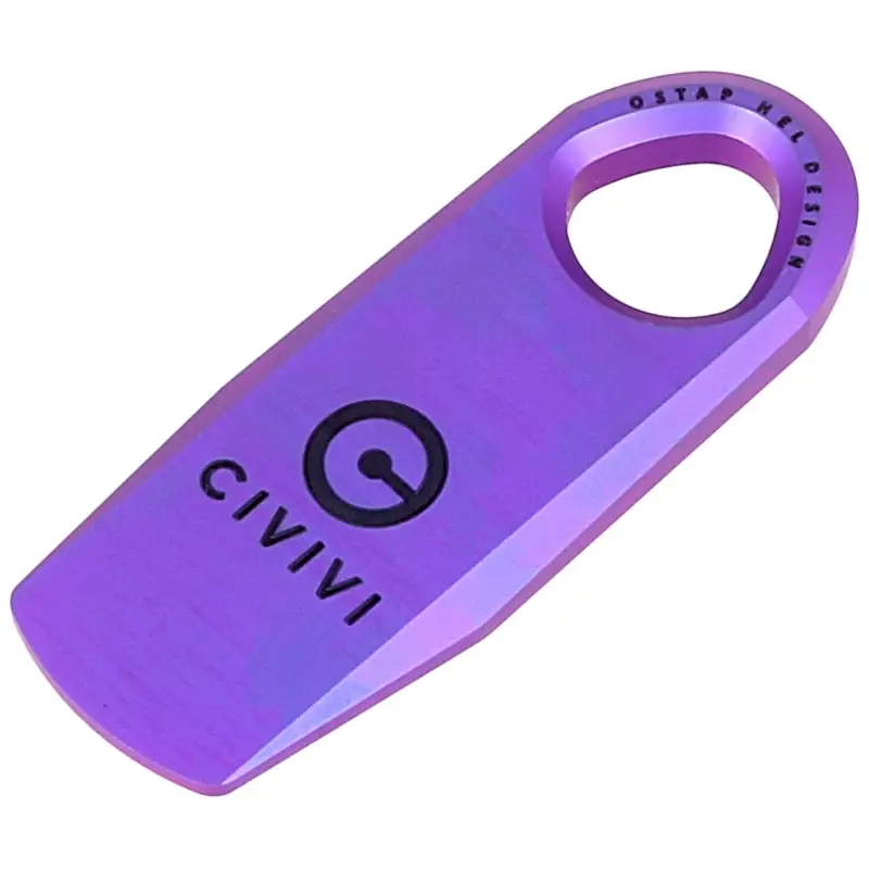 Brelok CIVIVI Ti-Bar Purple/Satin Flat Titanium Prybar Tool by Ostap Hel (C21030-2) Oferta limitowana