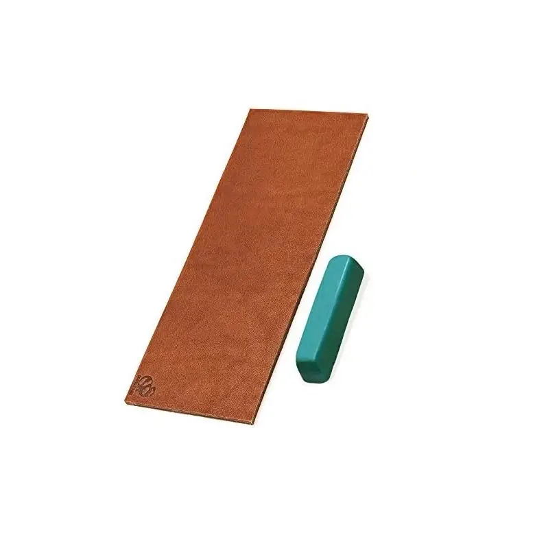 Okazja Pas skórzany do polerowania - Strop z pastą polerską zieloną (25g) LS2P1