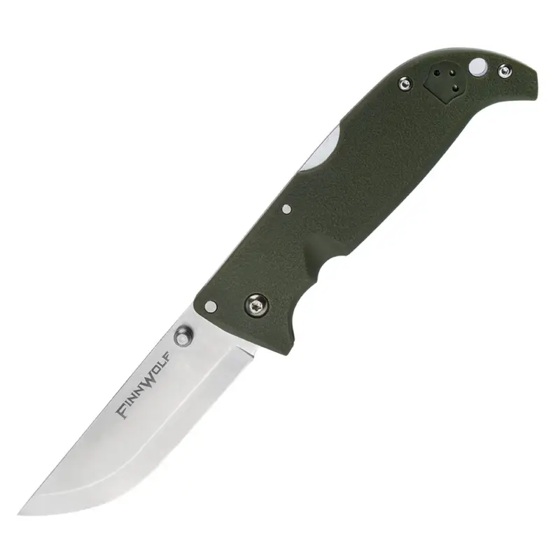 Cold Steel - Nóż składany Finn Wolf - AUS 8A - Zielony OD - 20NPF Obniżka ceny