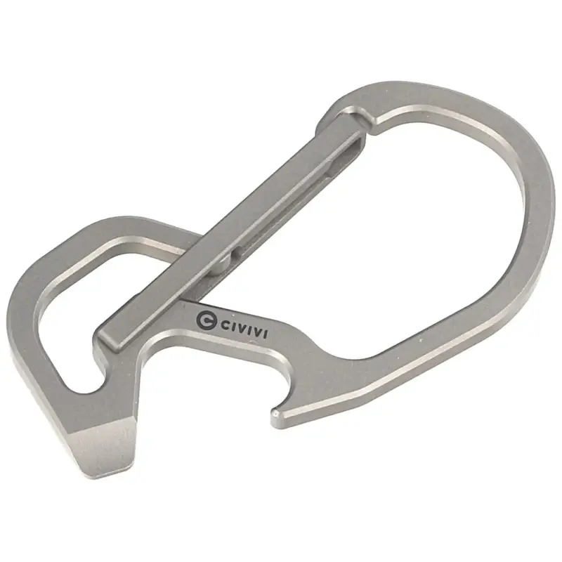 Karabińczyk CIVIVI Click Carabiner Keychain Multi-Tool, Gray Titanium (CA-01A) Nowość