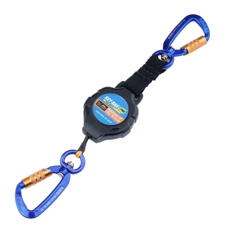 Szybka wysyłka Key-Bak - Retraktor ToolMate Ratch-It Tether 1 lb - 48" - Dwa karabińczyki - 0KB6-3A233