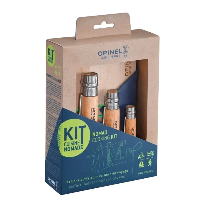 Zestaw noży turystyczno - kuchennych Opinel Nomad Cooking Set Szybka wysyłka