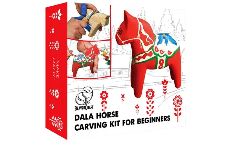 Kup online Zestaw startowy do rzeźbienia - BeaverCraft DIY02 - Dala Horse Hobby-Kit