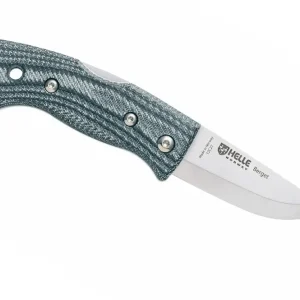 Taniej Helle - Nóż składany Berget - Denim Micarta 12C27