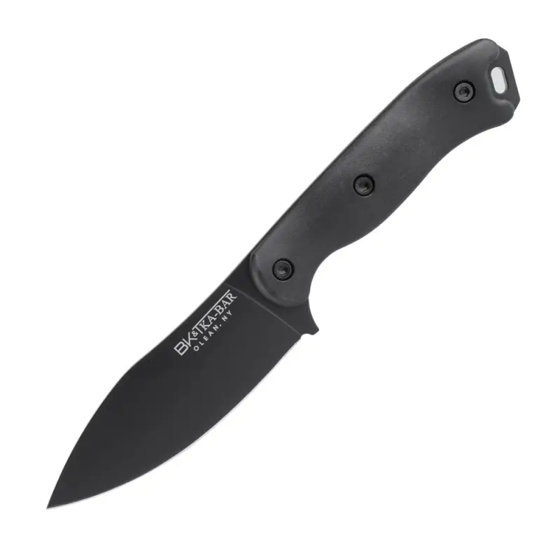 Taniej Ka-Bar - Nóż survivalowy Becker Nessmuk - 1095 Cro-Van - Czarny - BK19BK