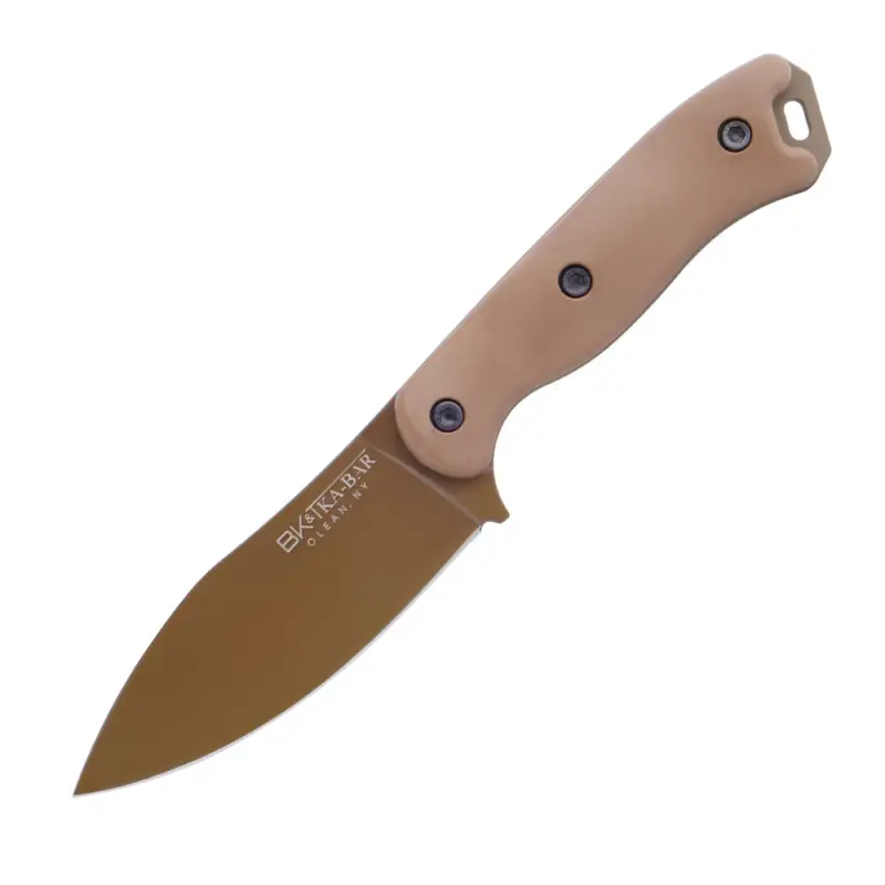 Ka-Bar - Nóż survivalowy Becker Nessmuk - 1095 Cro-Van - Desert Tan - BK19 Ostatnia szansa