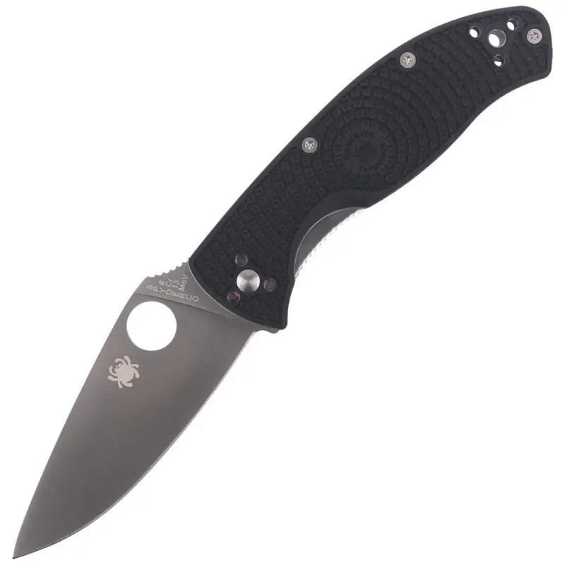 Nóż składany Spyderco Tenacious FRN Black Plain (C122PBK) Nowość