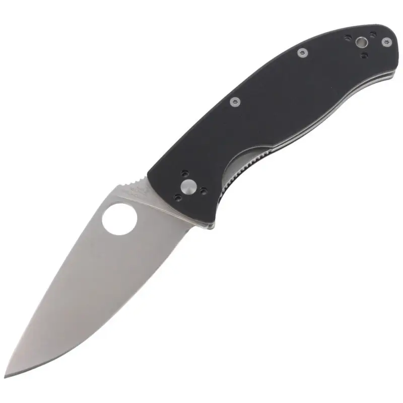 Cena promocyjna Nóż składany Spyderco Tenacious G-10 Black Plain - C122GP