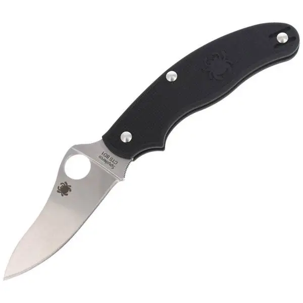 Hit sprzedaży Nóż składany Spyderco UK Penknife FRN Black Drop Point Plain - C94PBK3