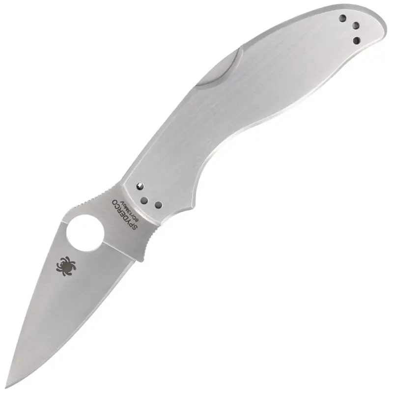 Wyjątkowa oferta Nóż składany Spyderco UpTern Stainless, Plain (C261P)