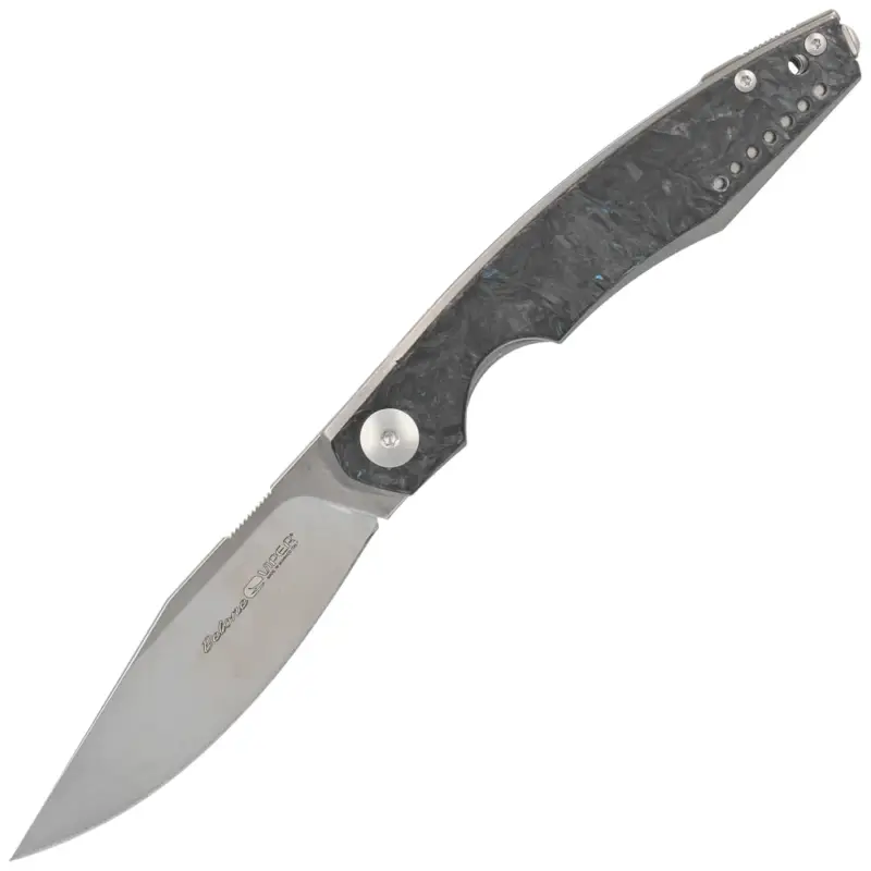 Nóż składany Viper Belone Dark Blue Matter CF/ Titanium, Satin M390 by Jesper Voxnaes (V5970TIFCB) Nowość