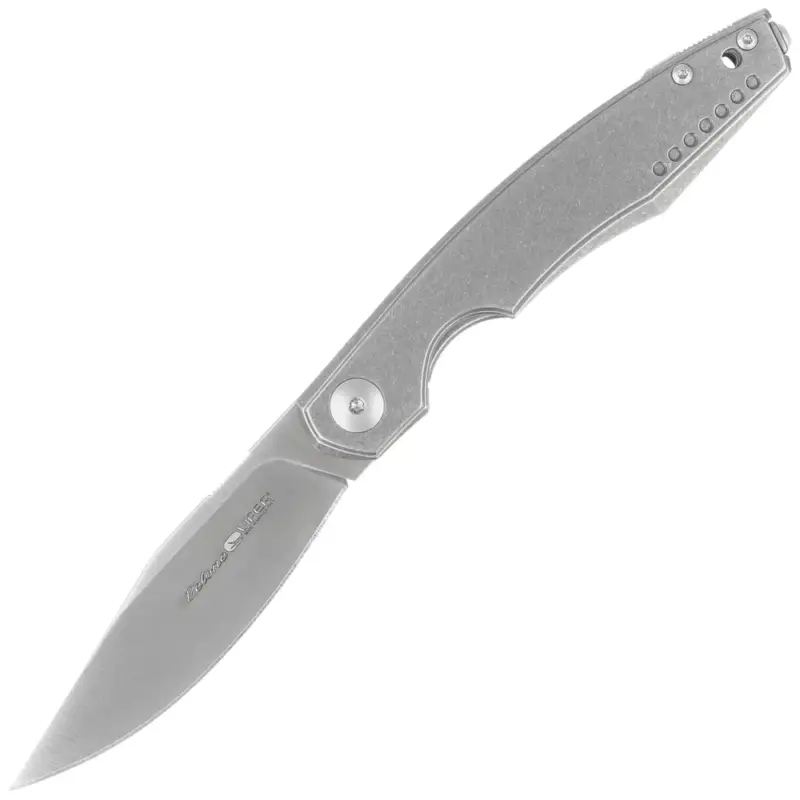 Najlepsza cena Nóż składany Viper Belone Grey Titanium, Satin M390 by Jesper Voxnæs (V5970TITI)