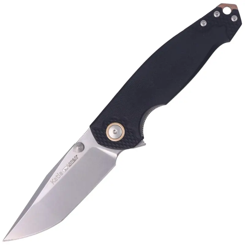 Nowy Nóż składany Viper Katla Black G10 3D, Stonewashed M390 by Jesper Voxnaes (V5982GB3D)