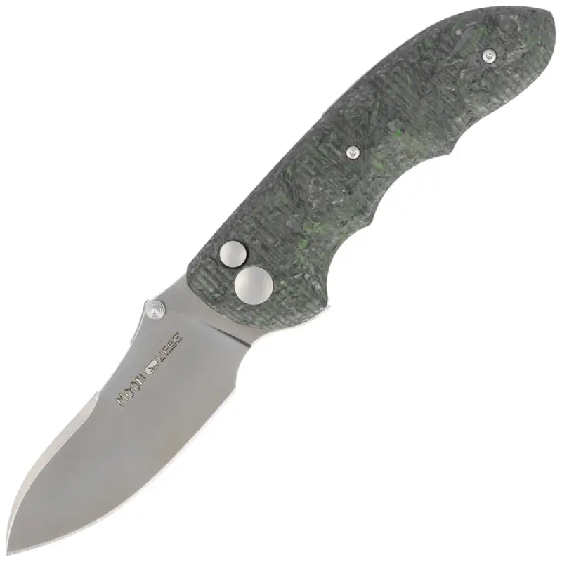Wyprzedaż Nóż składany Viper Moon Dark Matter Green Carbon Fiber, Satin MagnaCut by Fabrizio Silvestrelli (V6008FCV)