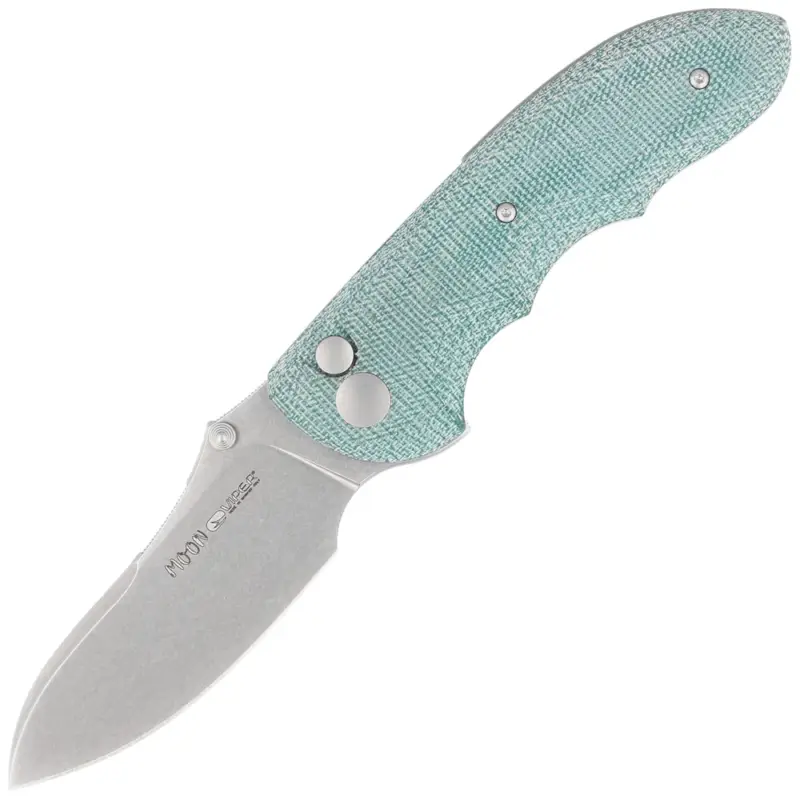 Do wyczerpania zapasów Nóż składany Viper Moon Teal Green Canvas Micarta, Stonewashed MagnaCut by Fabrizio Silvestrelli (V6010TE)