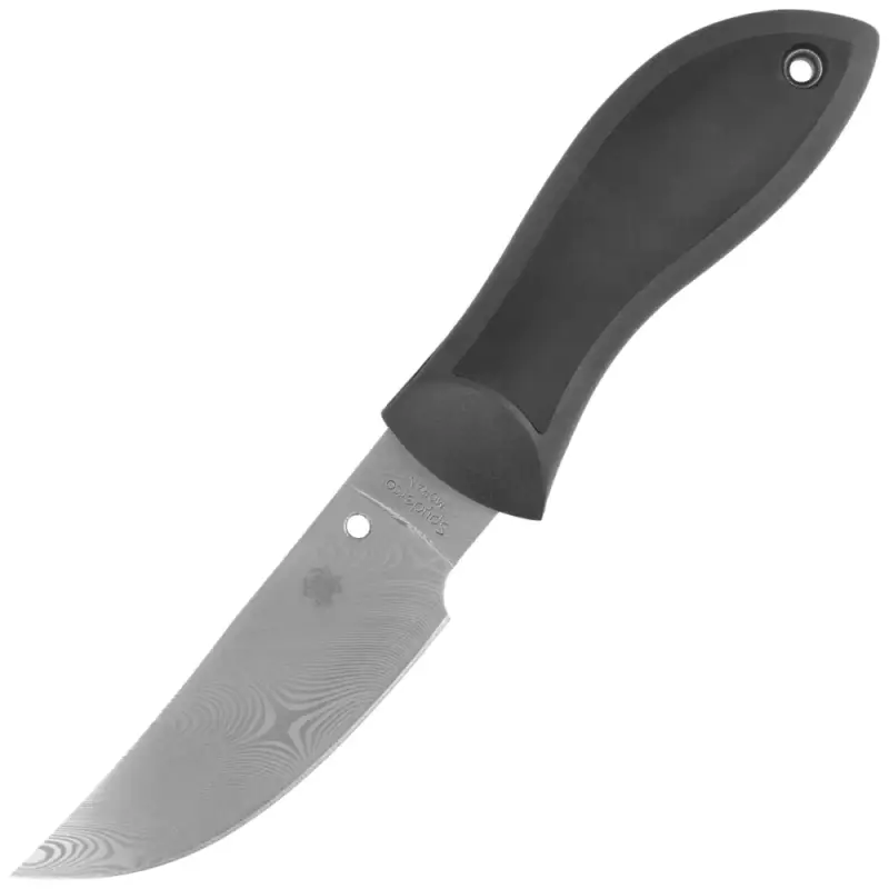 Nóż Spyderco Moran Upswept Sprint Run Black FRN / Kraton, Damascus by Bill Moran (FB01PGYD) Cena promocyjna