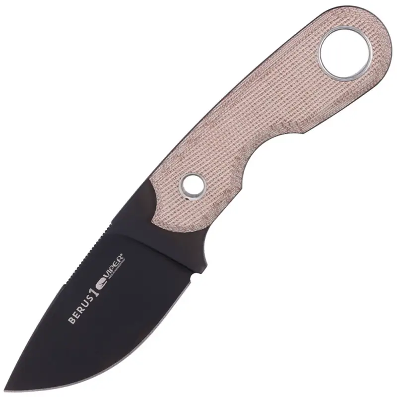Nóż Viper Berus1 Natural Canvas Micarta, PVD by Rumici (VT4012DCN) Szybka dostawa