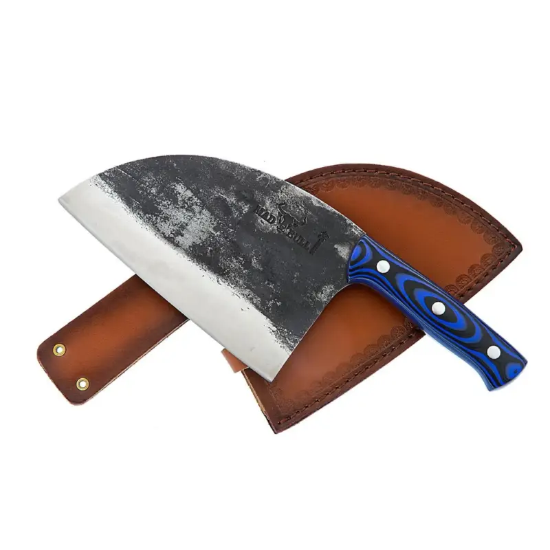 Oferta Samura - Nóż kuchenny Serb Samura Mad Bull 18 cm - niebieski