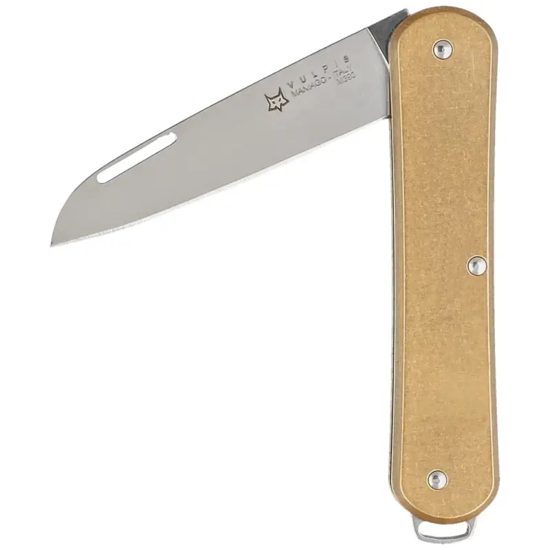 Tylko do końca tygodnia Scyzoryk Fox Vulpis Brass, Polished M390 (FX-VP130 OT)