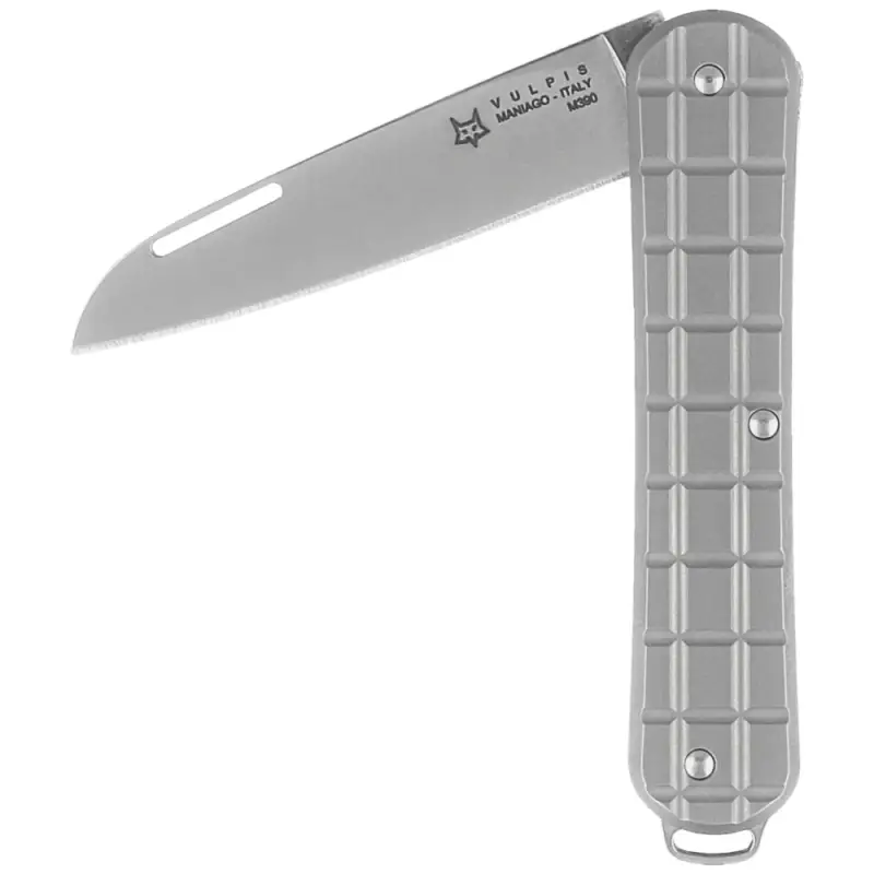 Scyzoryk Fox Vulpis Grenade Pattern Titanium, Polished N690Co (FX-VPGP130 TI) Taniej